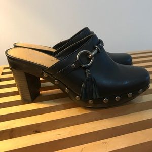 Black Coach Ladies Clog